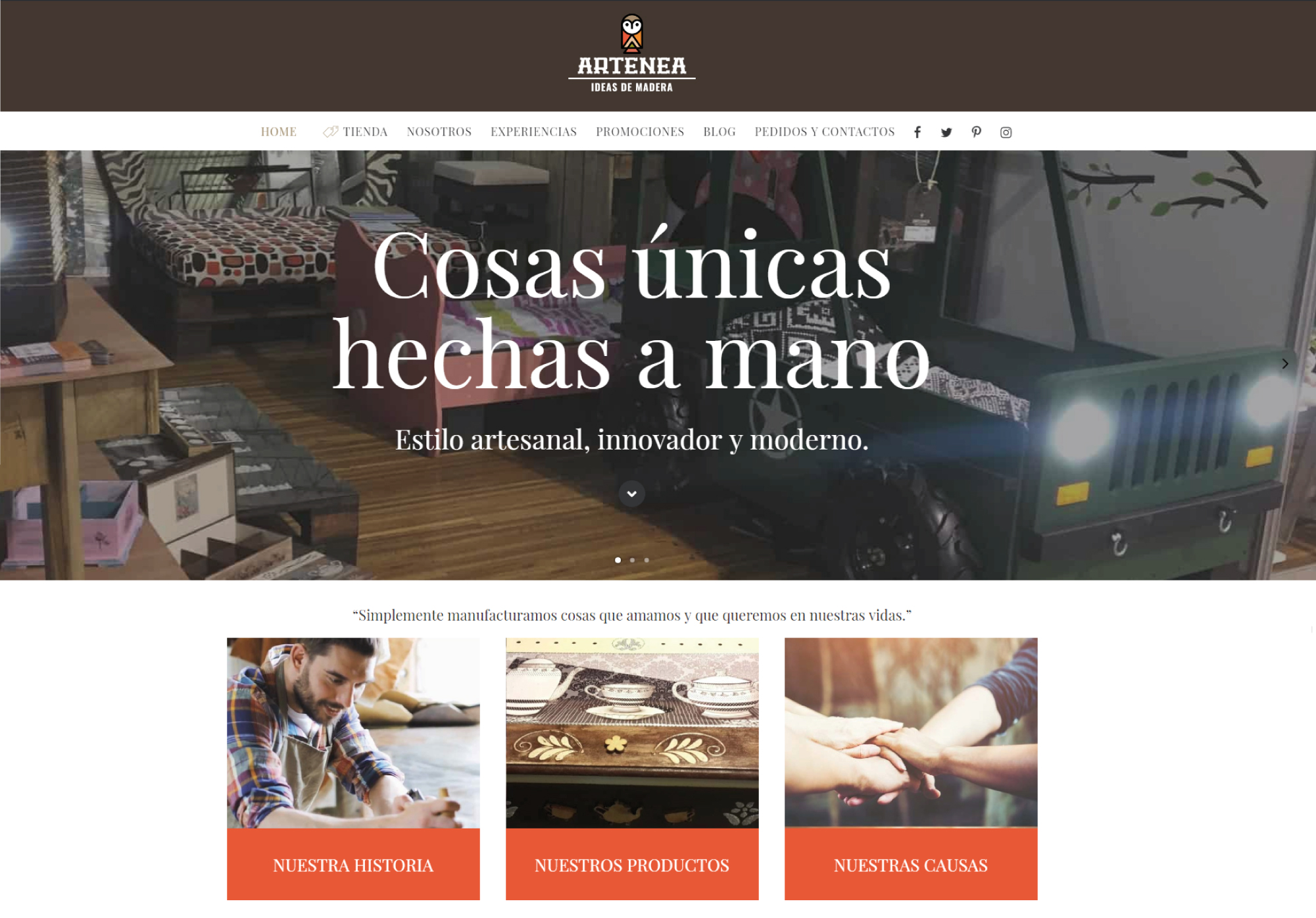 artenea muebles ecuador quito web