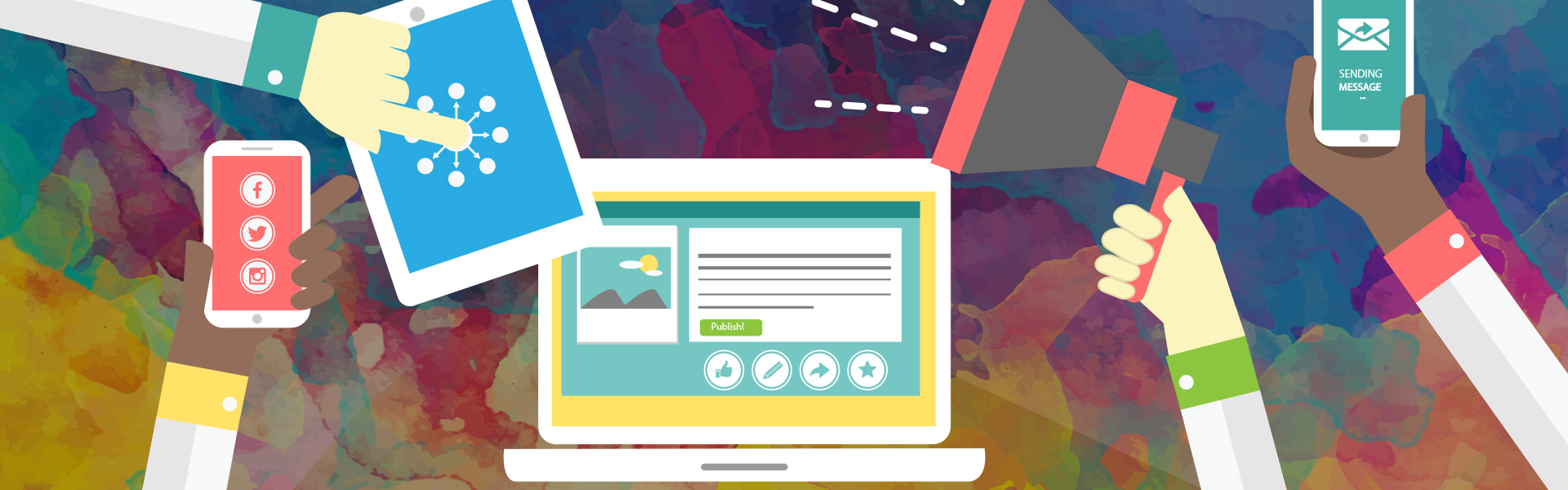 blog wp sincronizado con redes sociales