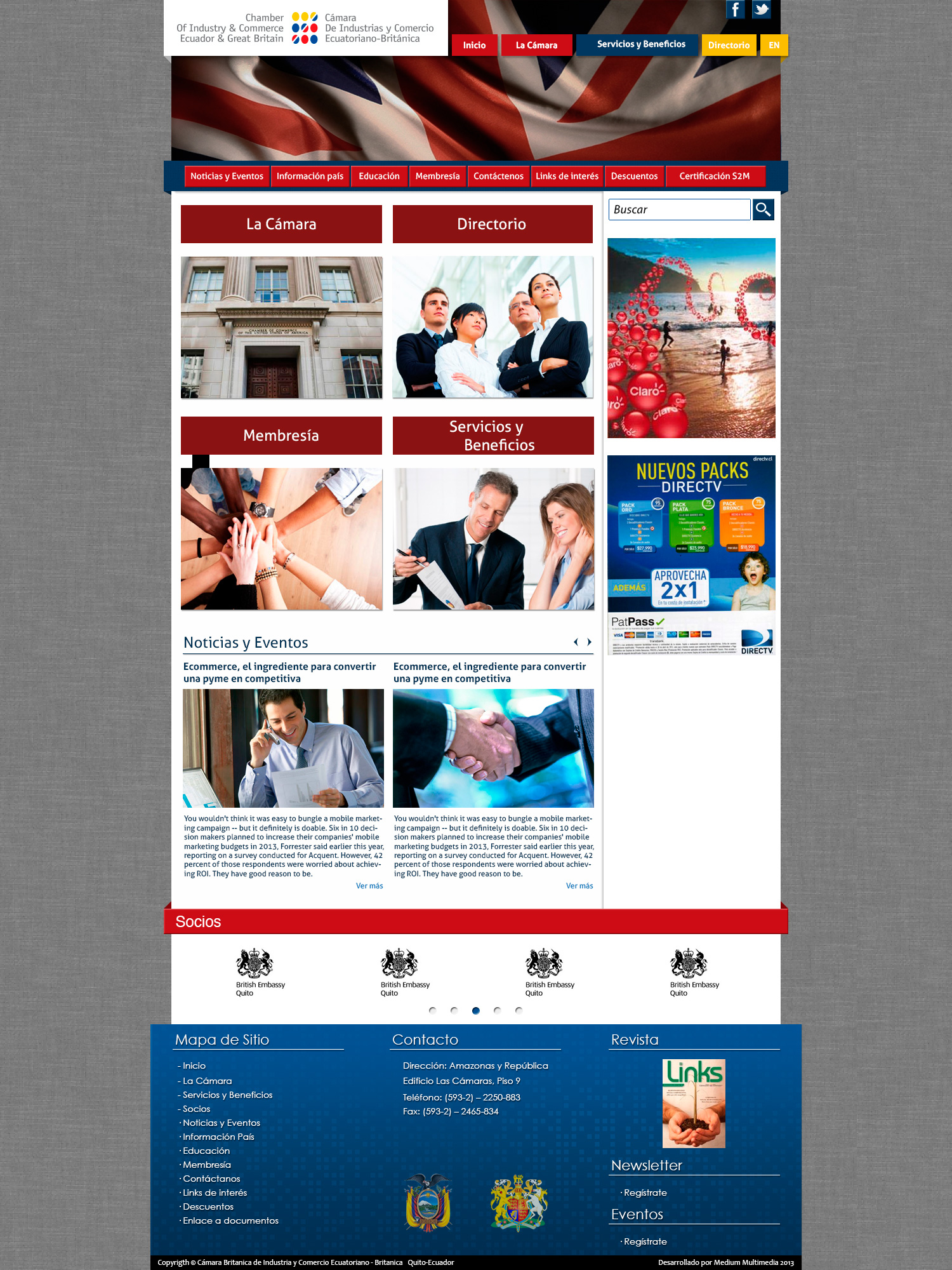 camara britanica website