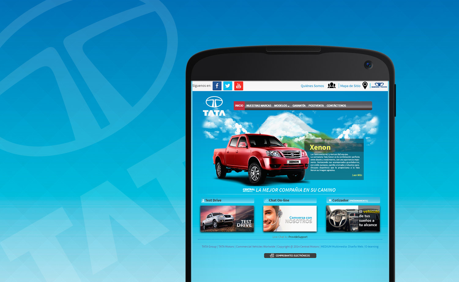 central motors responsive