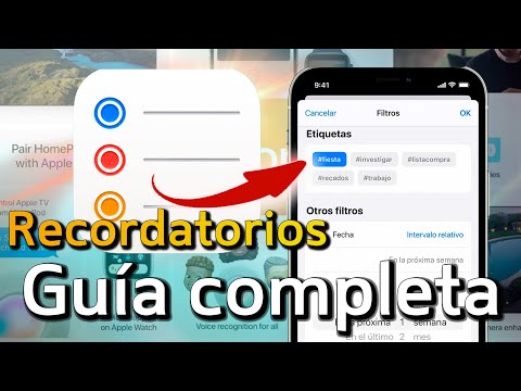 Guía para crear una lista de compras en recordatorios