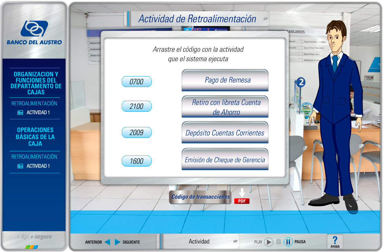 elearning cajas retroalimentacion