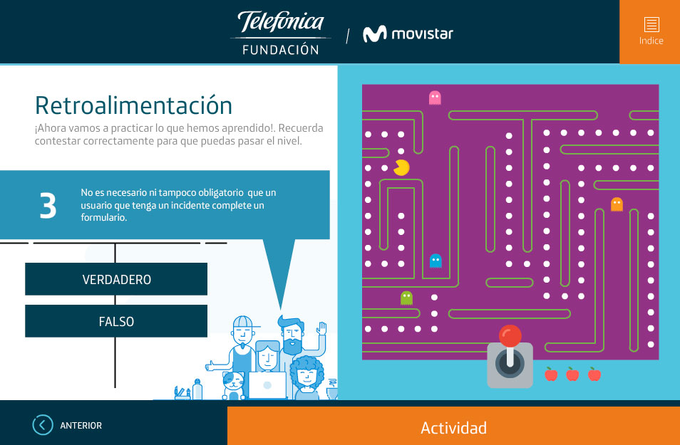 elearning curso help desk telefonica ecuador gamificacion