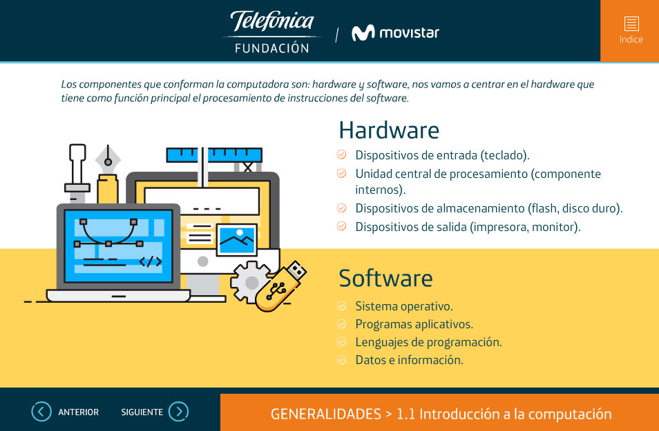 elearning curso help desk telefonica ecuador hardware software