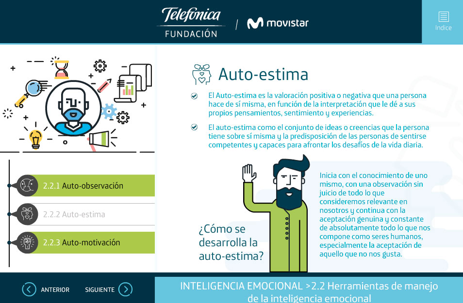 elearning habilidades socioemocionales telefonica quito autoestima