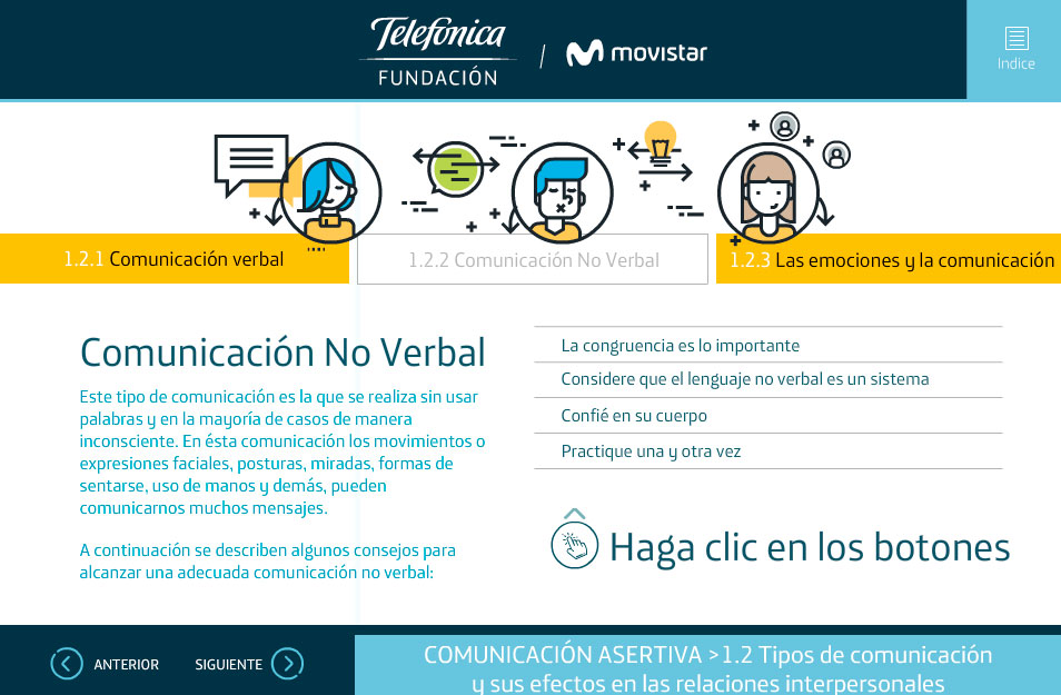 elearning habilidades socioemocionales telefonica quito comunicacion no verbal
