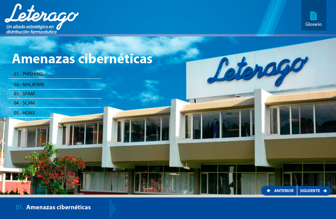 elearning leterago amenzas ciberneticas inicio