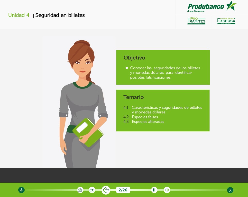elearning produbanco cajas quito ecuador avatar animado