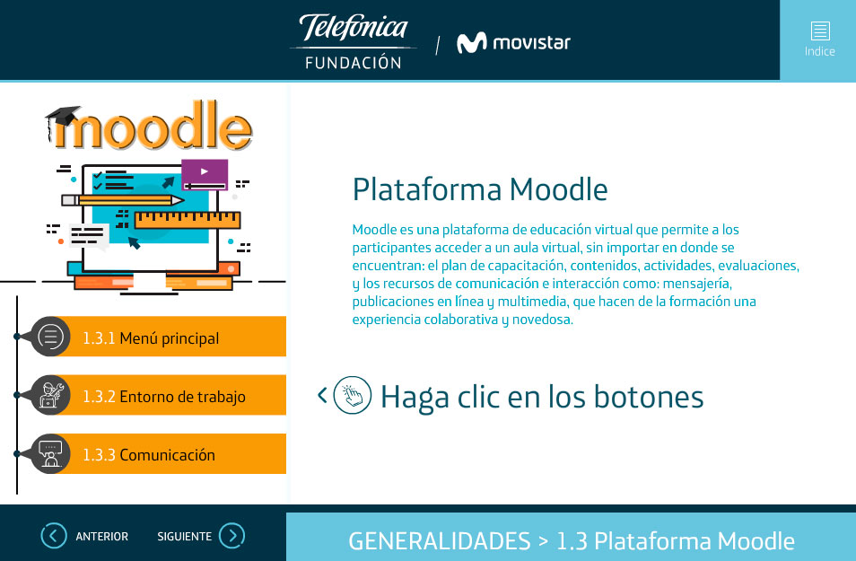 elearning tics basicos telefonica moodle