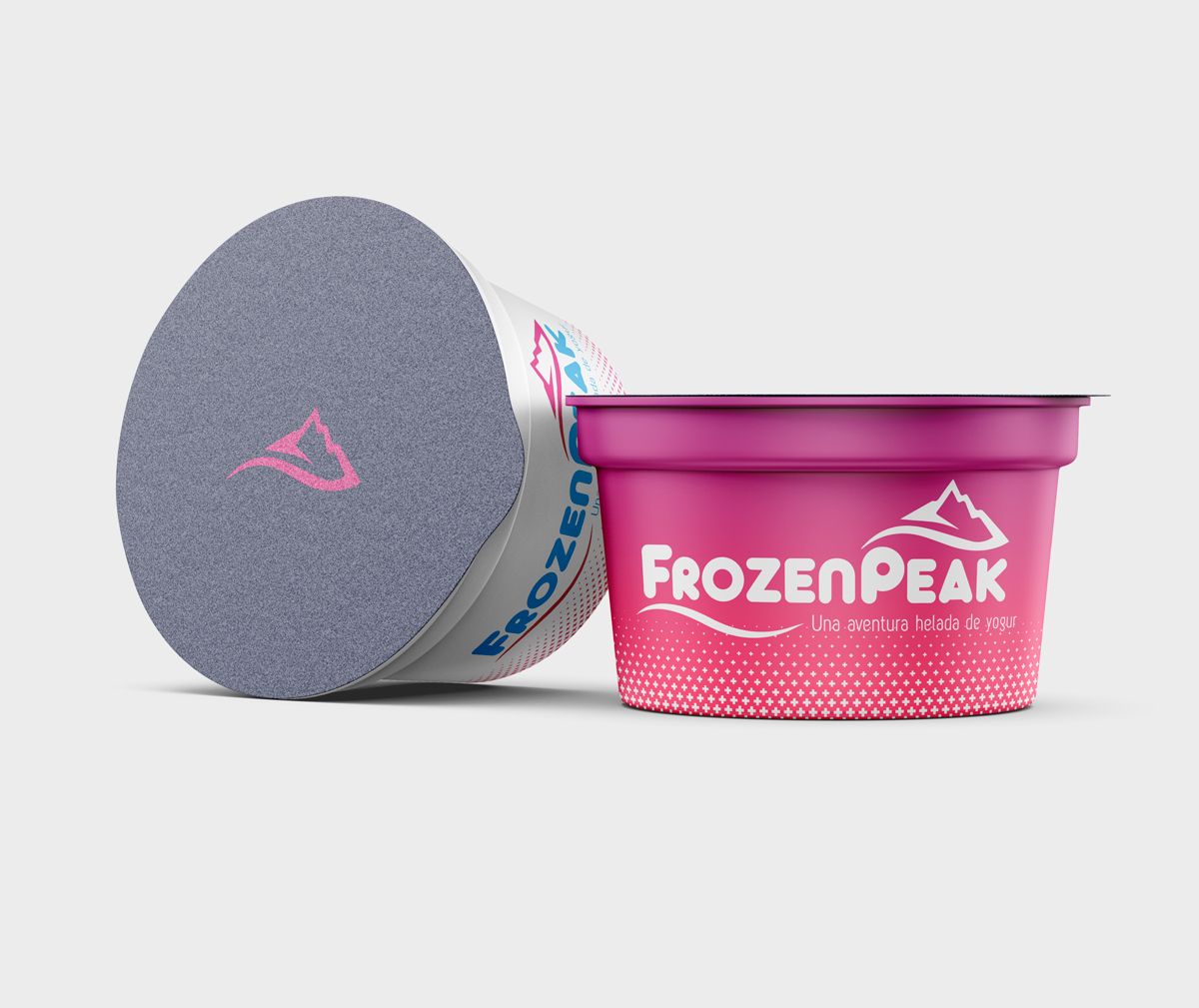 frozenpeak logotipo imagen corporativa quito