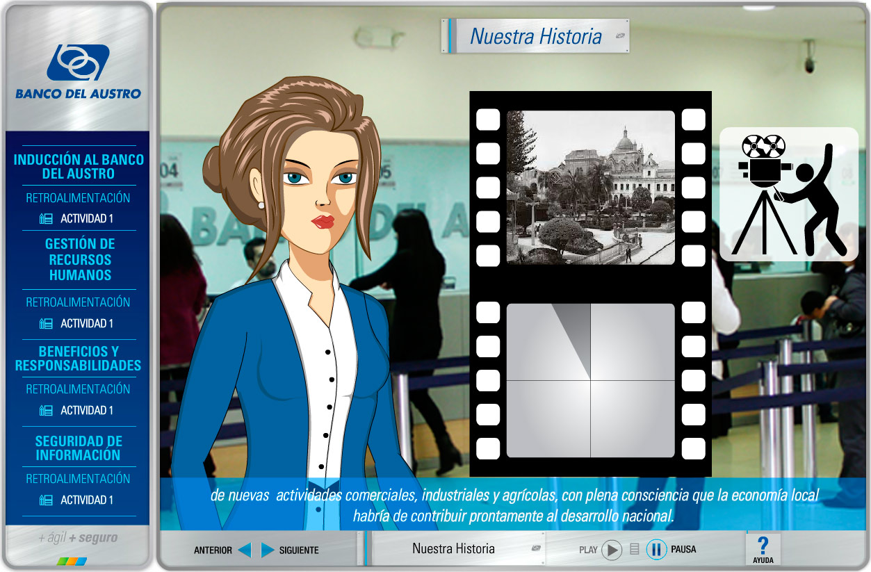 induccion al banco historia