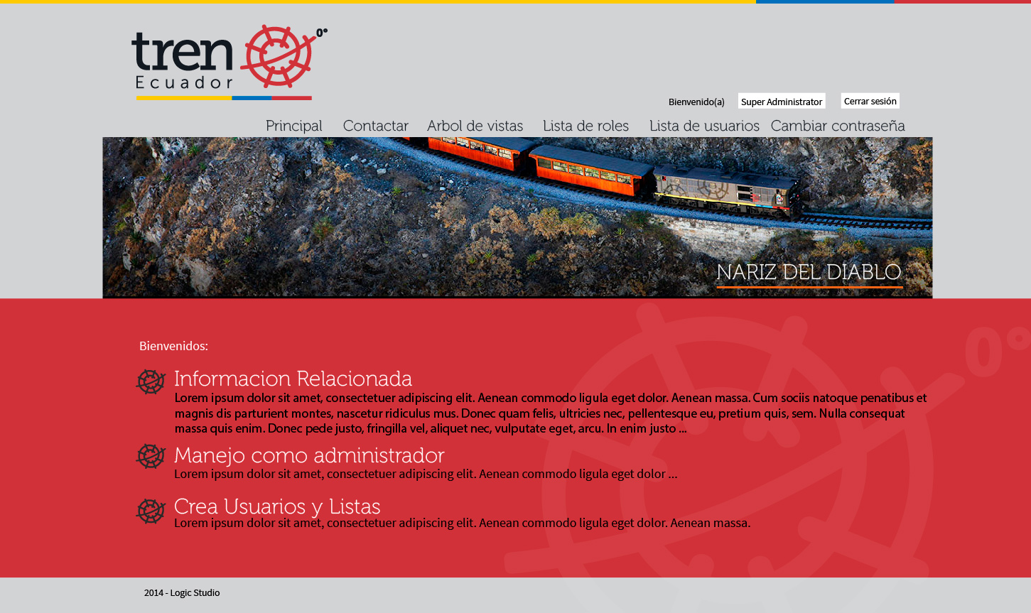 interfaz1 Menu de Opciones SuperAdministrador