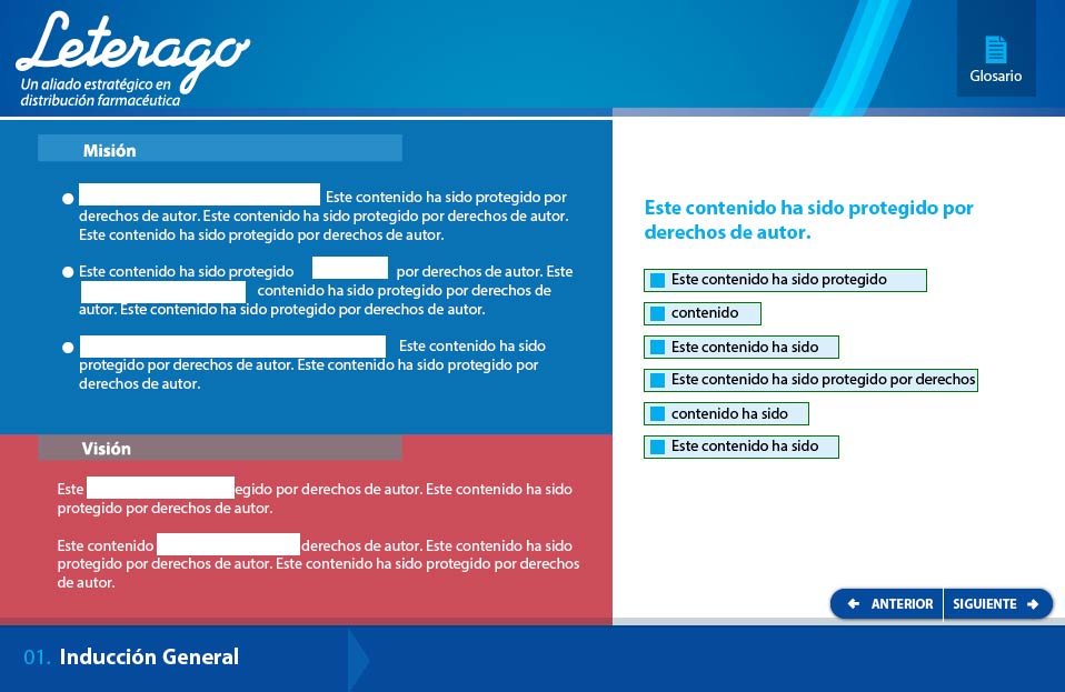 leterago induccion retroalimentacion