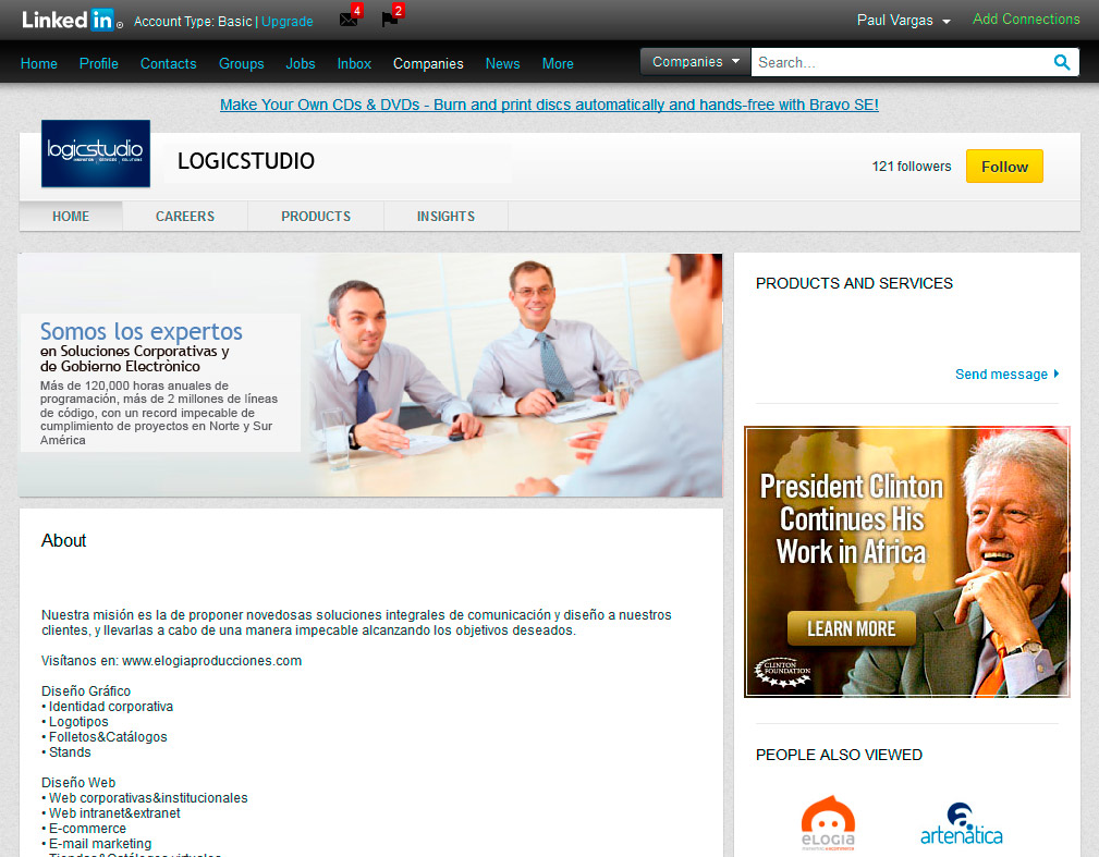 LinkedIn Perfil Corporativo