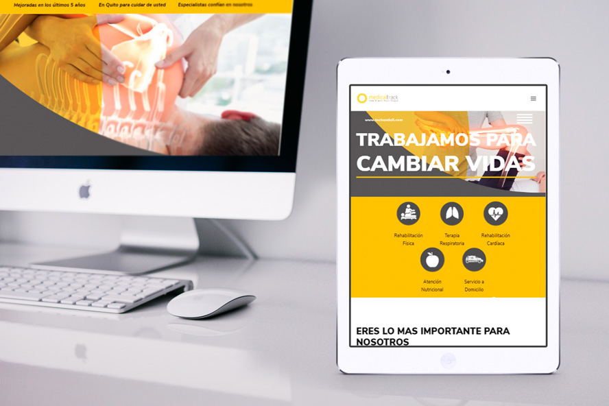 medicalTrack quito web site