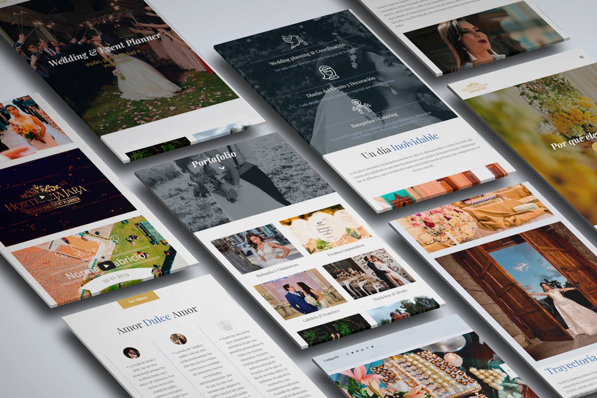 paginas web hortencia jara wedding event plannig
