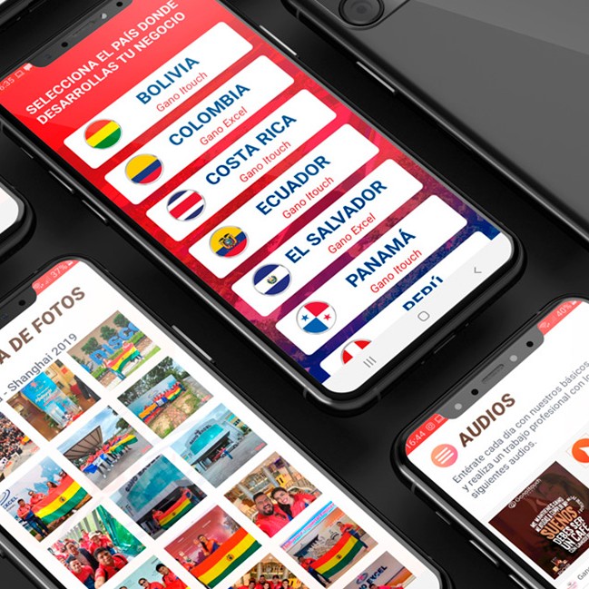 portada app ganoitouch latinoamerica react native android ios