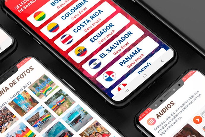 portada app ganoitouch latinoamerica react native android ios