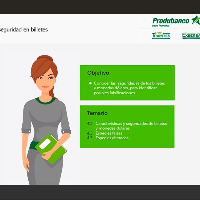 portada elearning produbanco cajas quito ecuador avatar animado