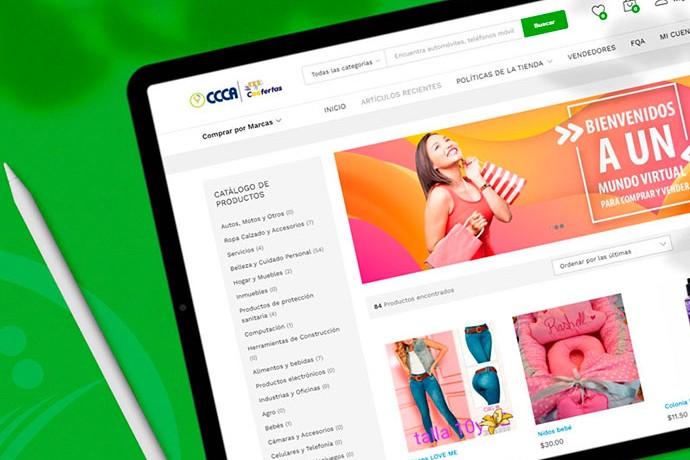 portada sitio aplicacion pagos digitales coofertas ccca ambato ecuador