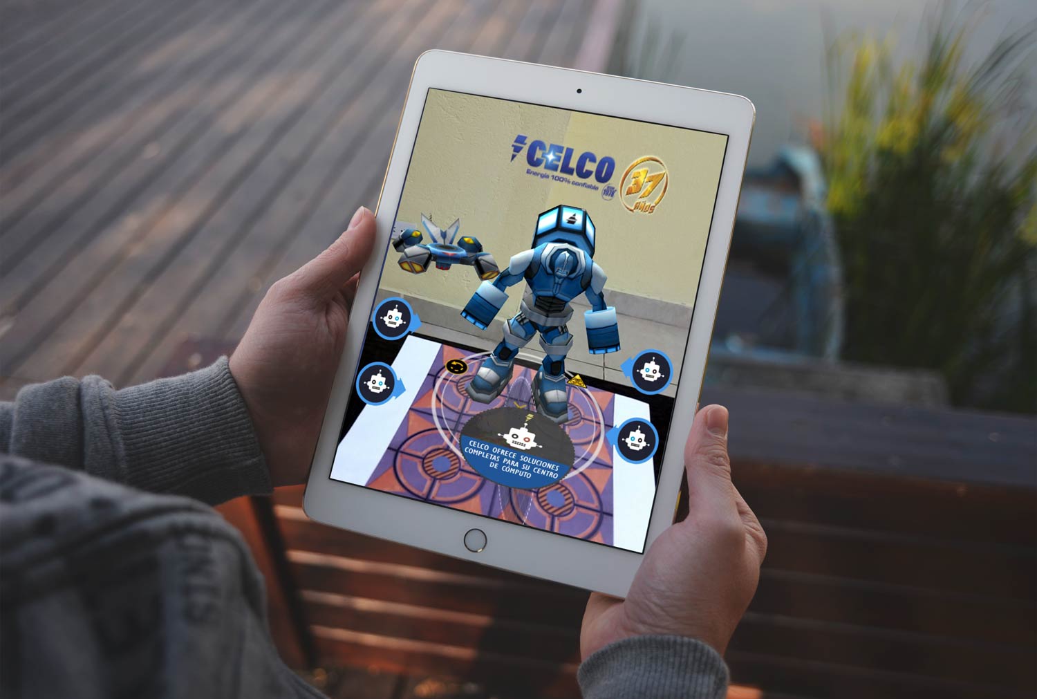 realidad aumentada celco robots