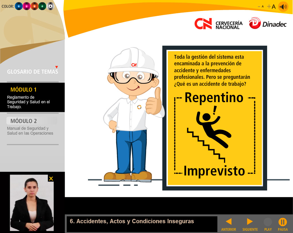 seguridad y salud en el trabajo accidentes