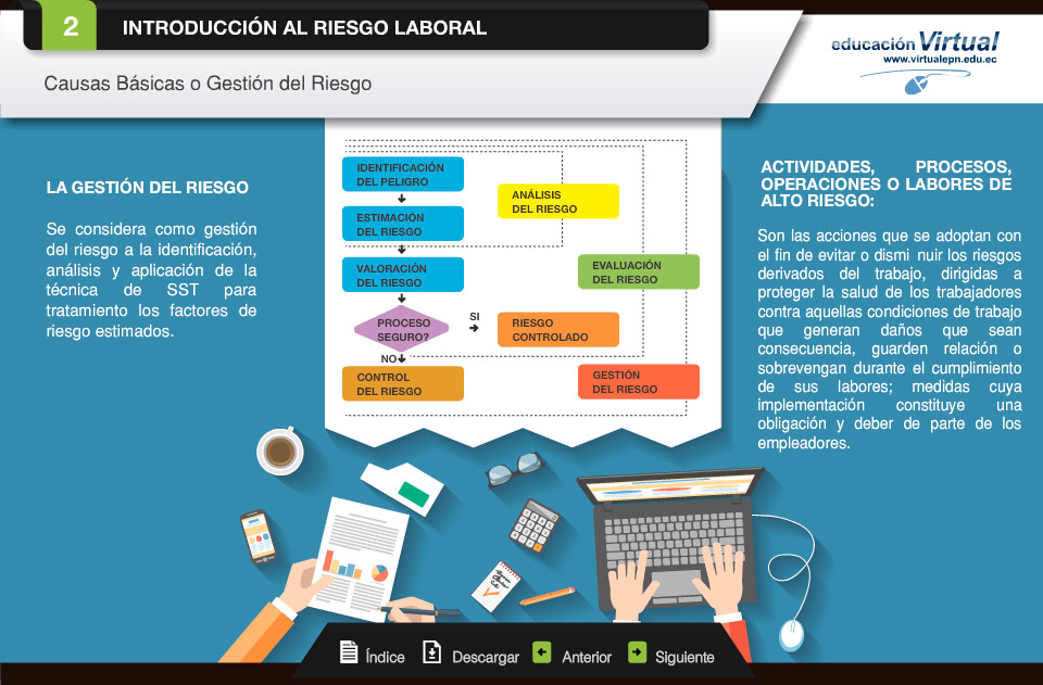 seguridad y salud ocupacional causas gestion