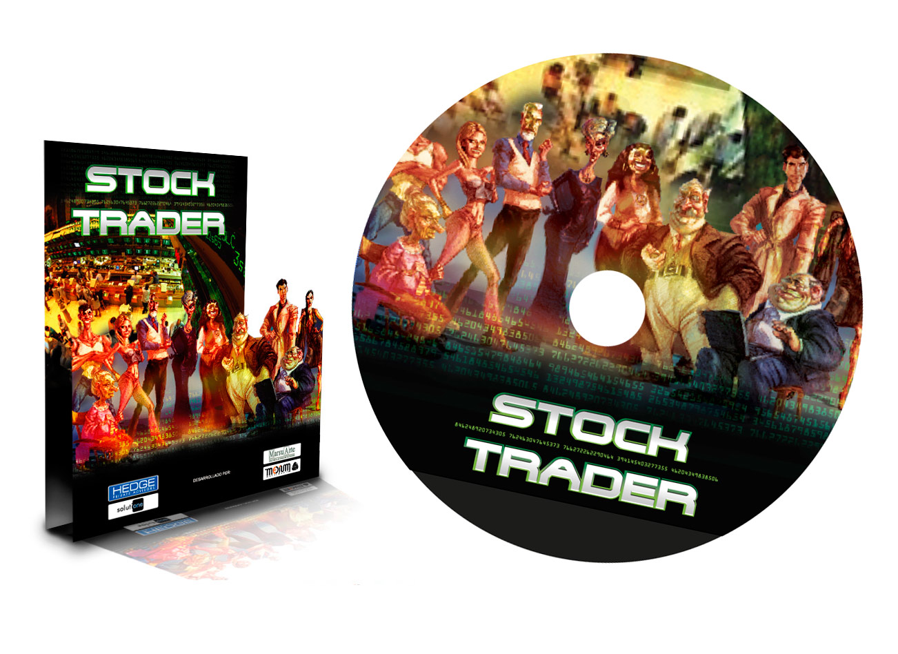 stock trader cd display