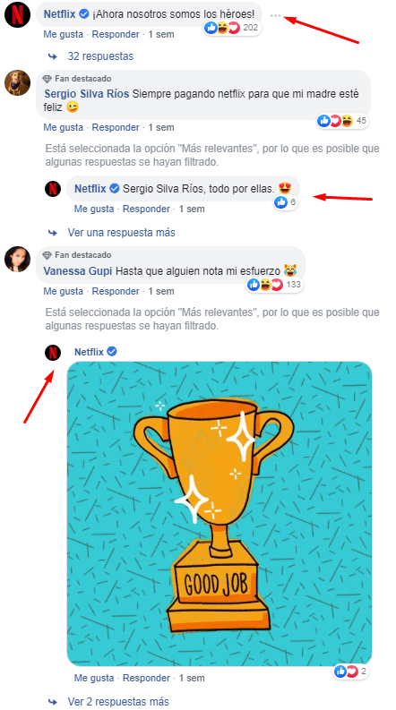 como interactua netflix con sus usuarios en internet