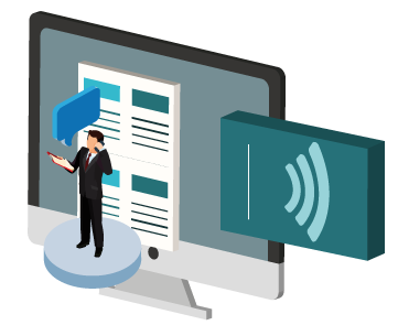 locucion voz off elearning